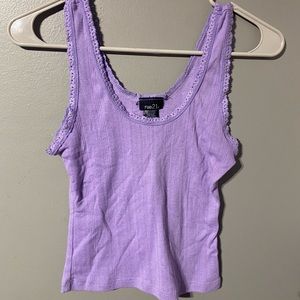 Purple tank top